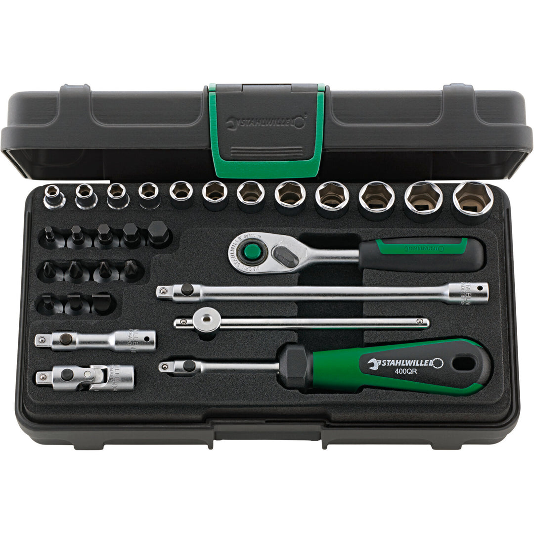 Stahlwille 96011182 Socket set 1/4" - 30 Pieces