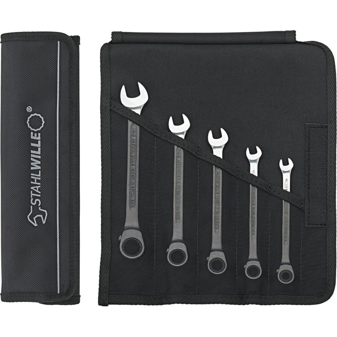 Stahlwille 96411705 17/5 Combination ratcheting Spanner Set