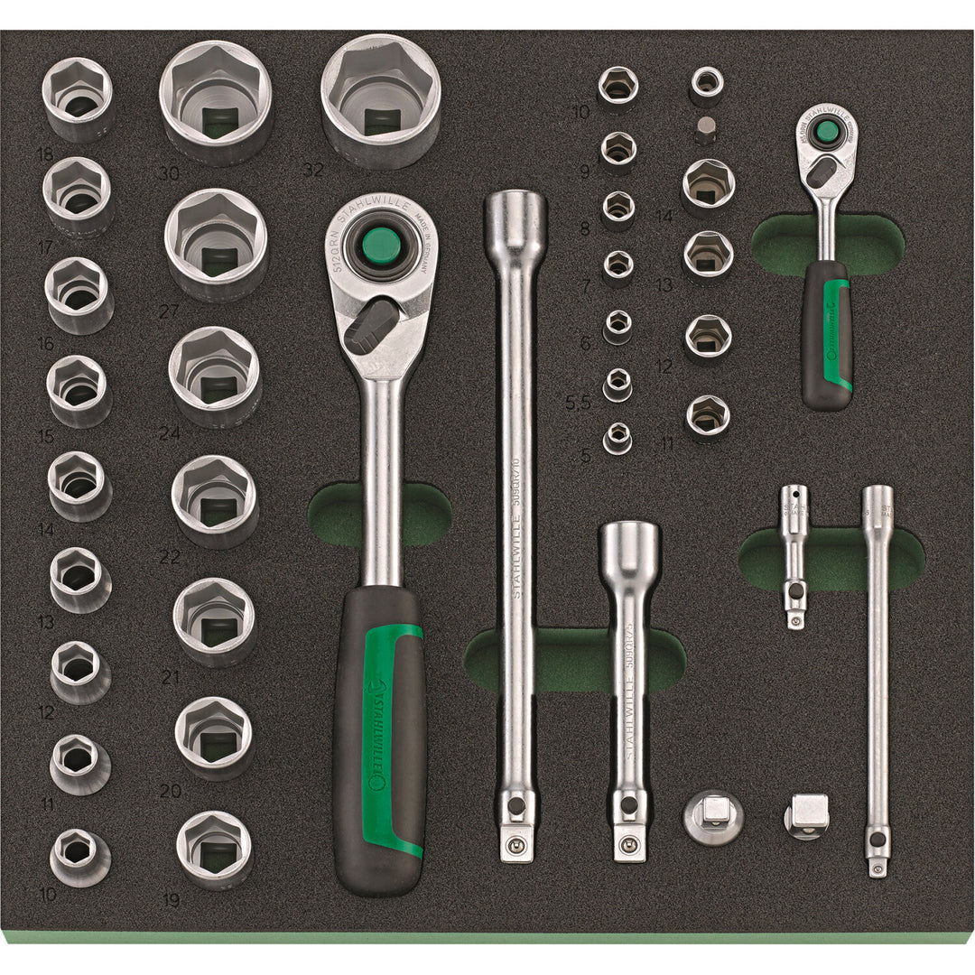 Stahlwille 97830258 Tray TCS 1/2" With Tool Set 267 Pcs