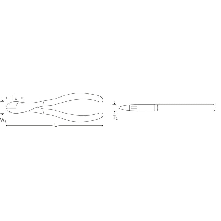 Stahlwille 67213180 Heavy duty side cutter