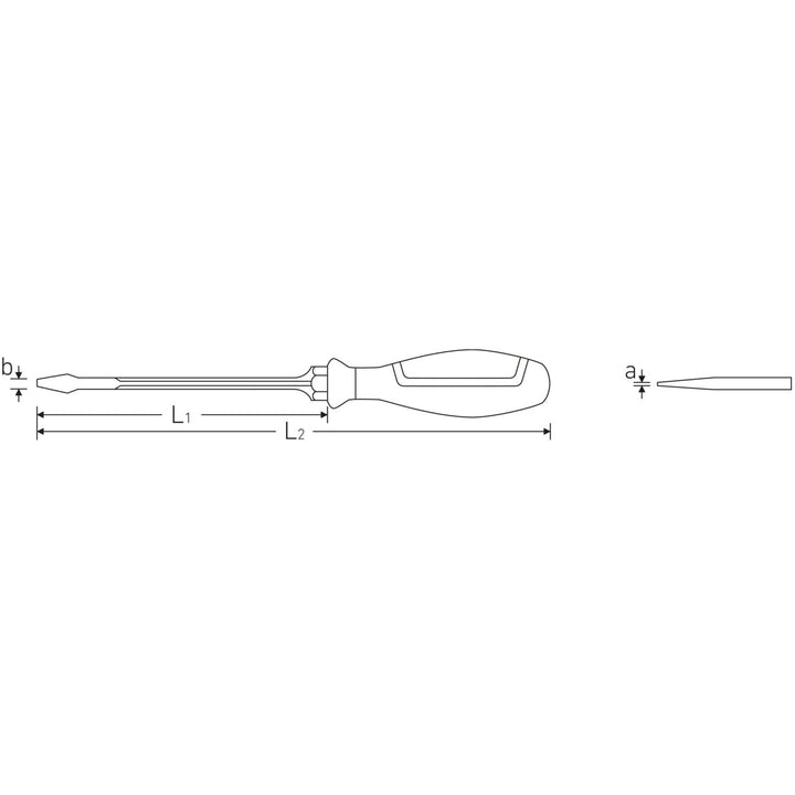 Stahlwille 46223365 Slotted screwdriver Drall+