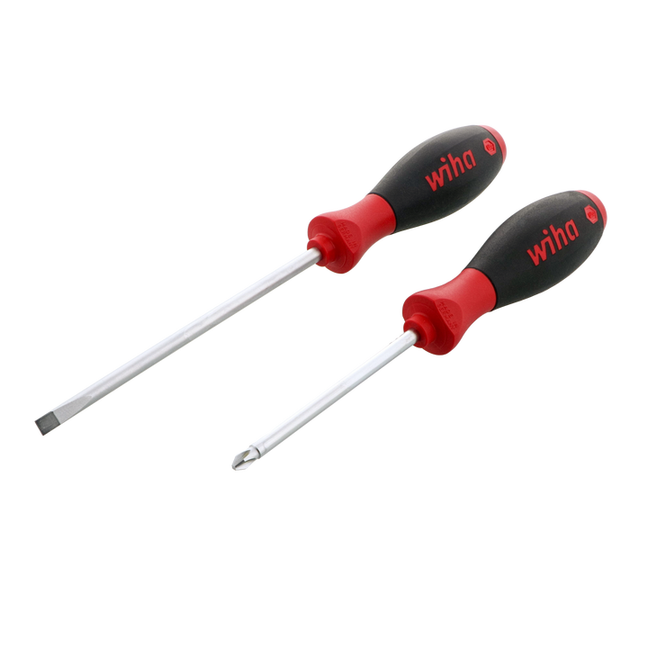 Wiha Tools 30279 SoftFinish Slotted / Phillips Screwdriver Set, 2 Pc.