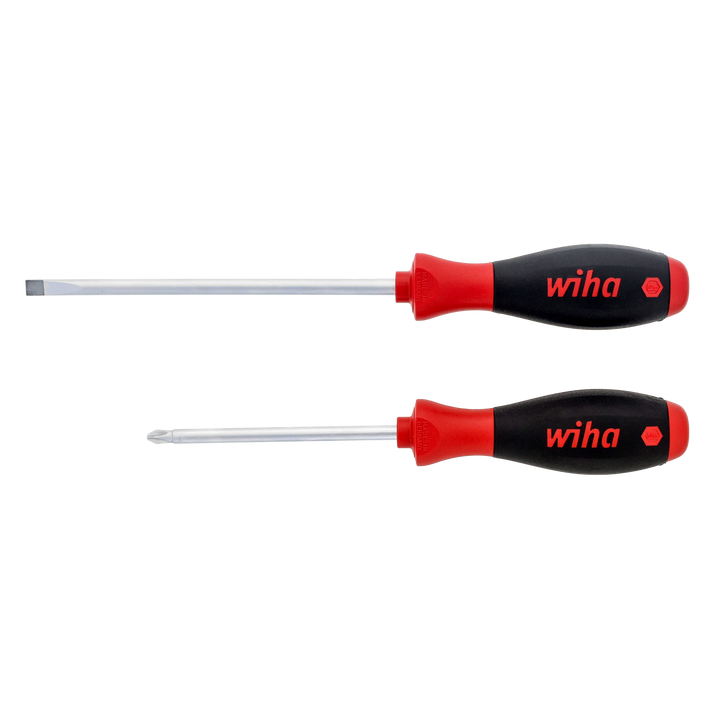 Wiha Tools 30279 SoftFinish Slotted / Phillips Screwdriver Set, 2 Pc.