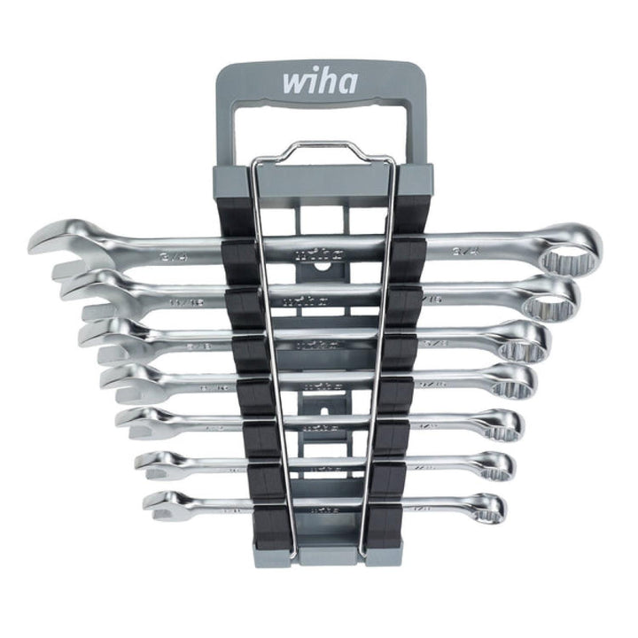 Wiha Tools 30493 Combination Wrench Set - SAE 7 Piece