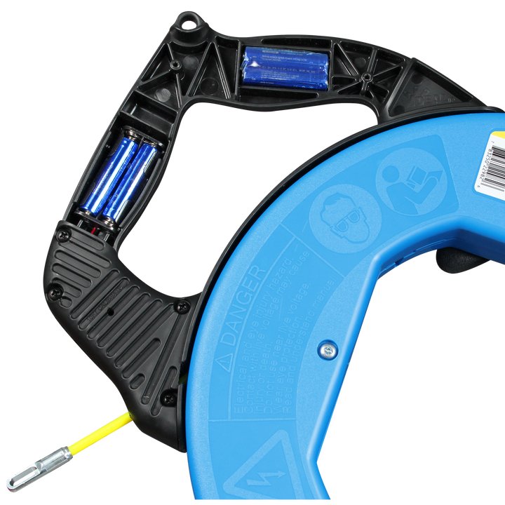 Ideal 31-657 BlueView Blued-Steel Digital Fish Tape, 240'