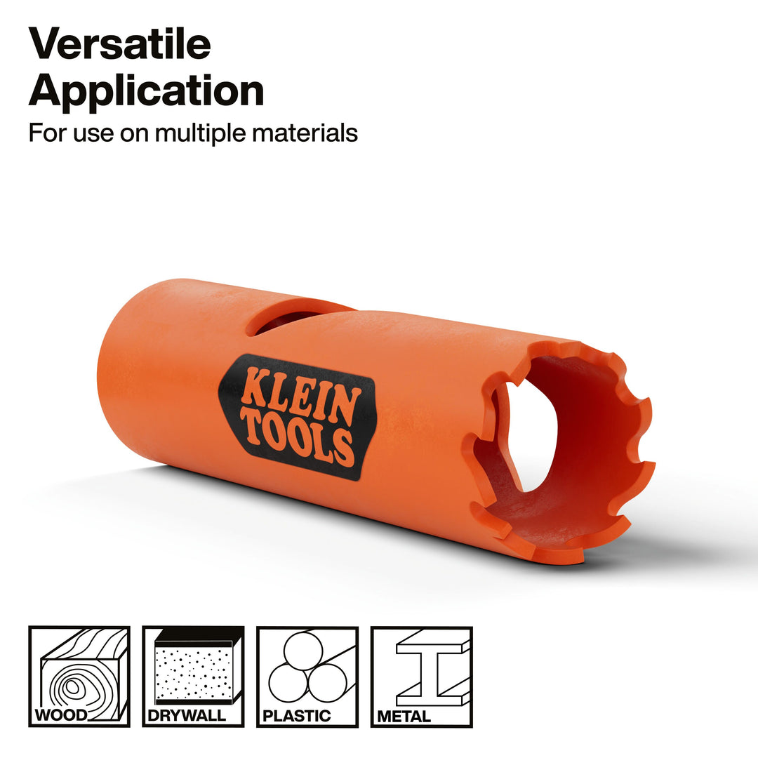 Klein Tools 31012 Bi-Metal Hole Saw, 3/4-Inch
