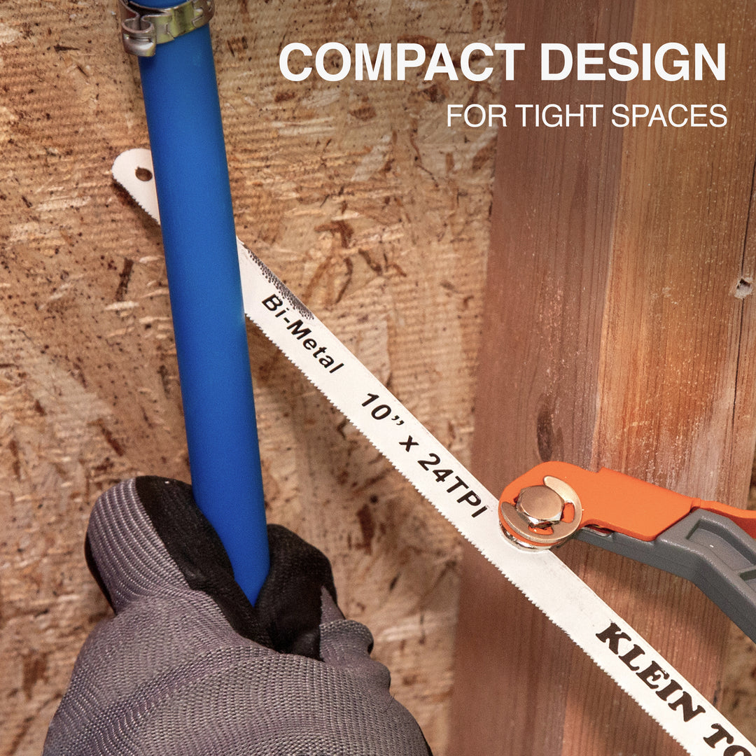 Klein Tools 31432 Compact Medium-Cut Hacksaw