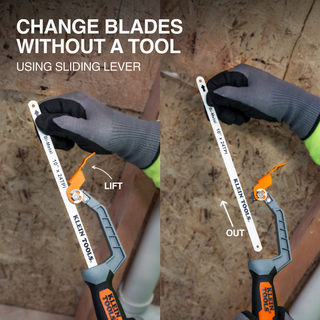 Klein Tools 31432 Compact Medium-Cut Hacksaw