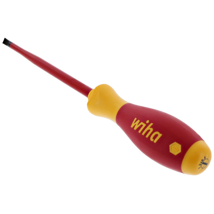 Wiha Tools 32058 Insulated SlimLine Slotted Screwdriver, 6.5 mm x 150 mm