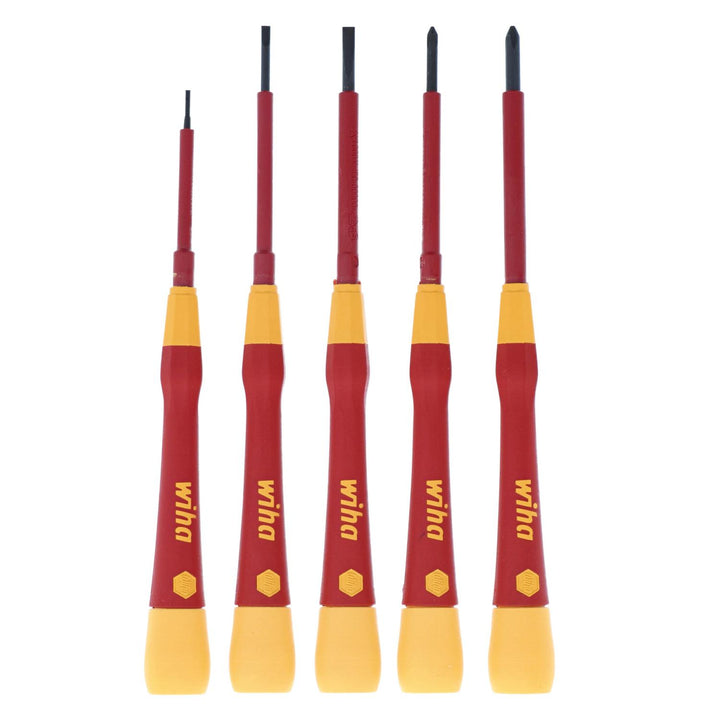 Wiha Tools 32085 Insulated PicoFinish Slotted/Phillips 5 Piece Set