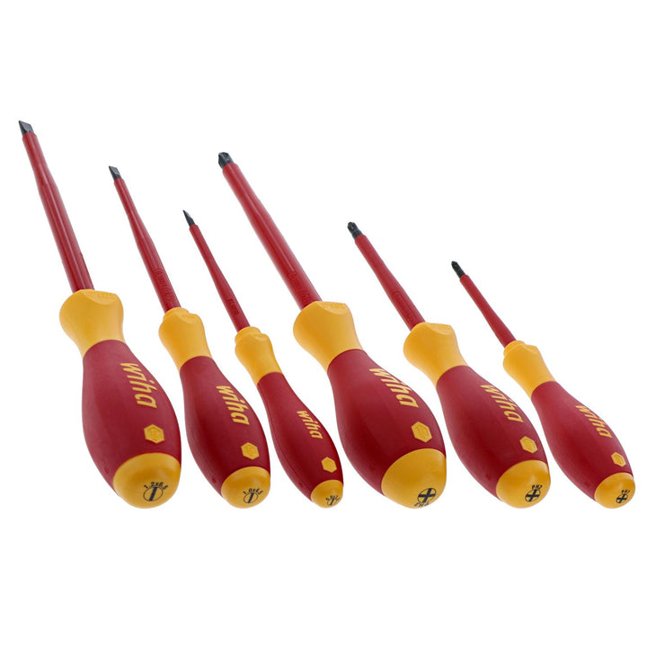 Wiha Tools 32092 Insulated Slotted/Phillips Screwdrivers, 6 Pc. Set