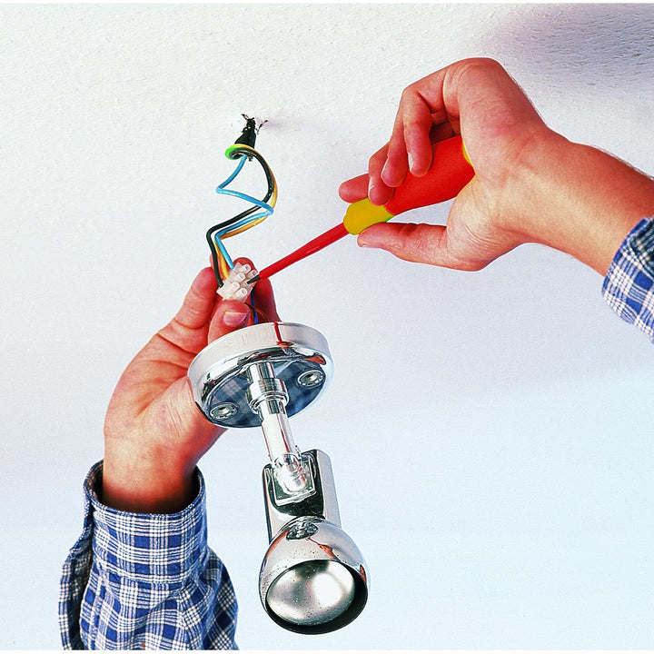 Wiha Tools 32097 Insulated Screwdriver Set - Square/Slotted/Phillips Tips, 7 Pc.