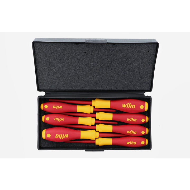 Wiha Tools 32188 Insulated Small Sizes Slotted / Phillips Screwdrivers Set, 7 Pc.