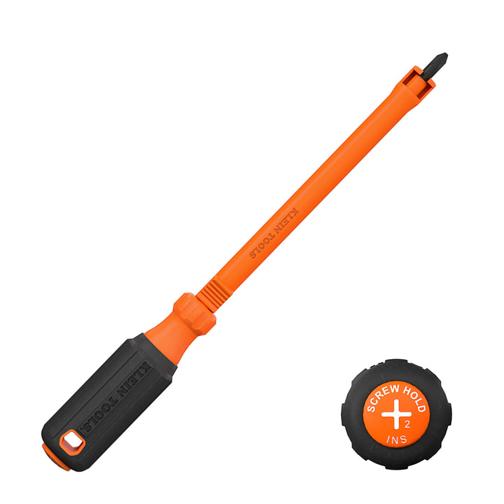Klein Tools 32216INS #2 Phillips Insulated Hooded Screw Holding Screwdriver