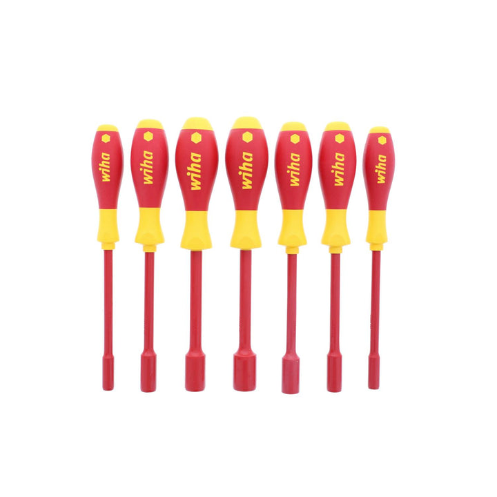 Wiha Tools 32294 Insulated Nut Drivers, 7 Pc. Set