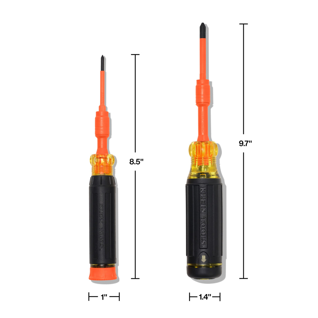 Klein Tools 32310INS 10-in-2 Insulated Auto-Lock Screwdriver Set