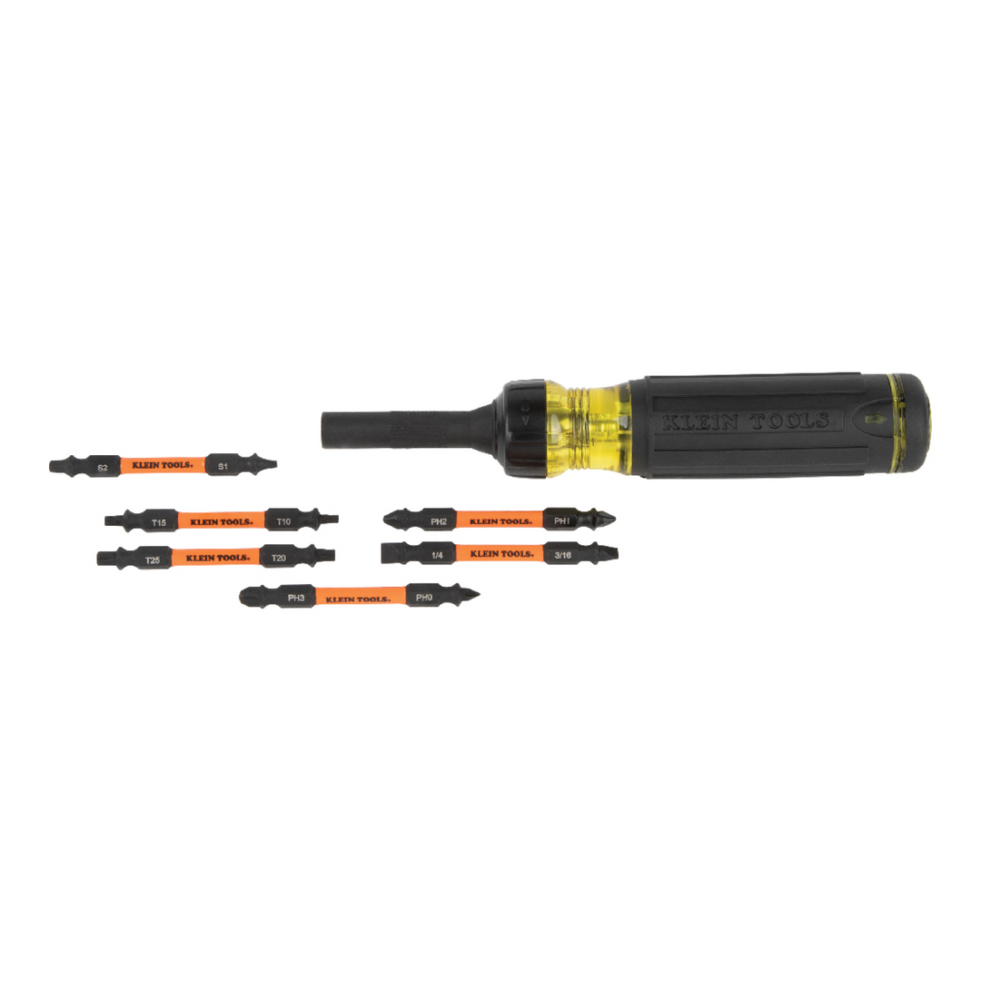Klein Tools 32313HD 13-in-1 Ratcheting Impact Rated Screwdriver