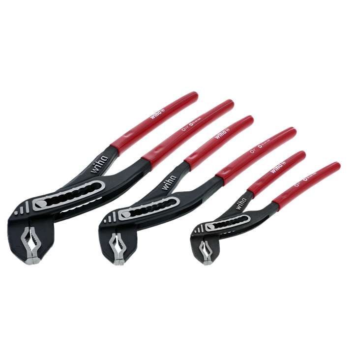 Wiha Tools 32670 Soft Grip Adjustable Pliers Box Type 3 Piece Set