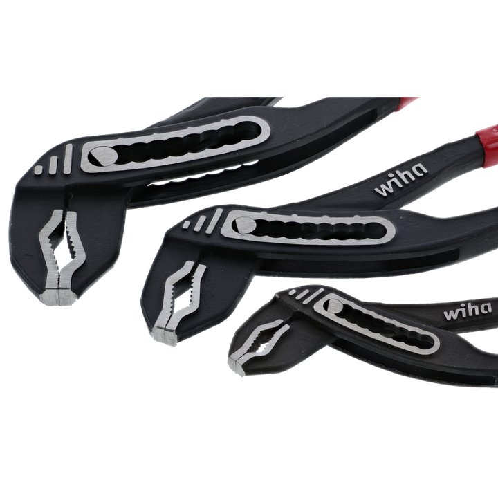 Wiha Tools 32670 Soft Grip Adjustable Pliers Box Type 3 Piece Set