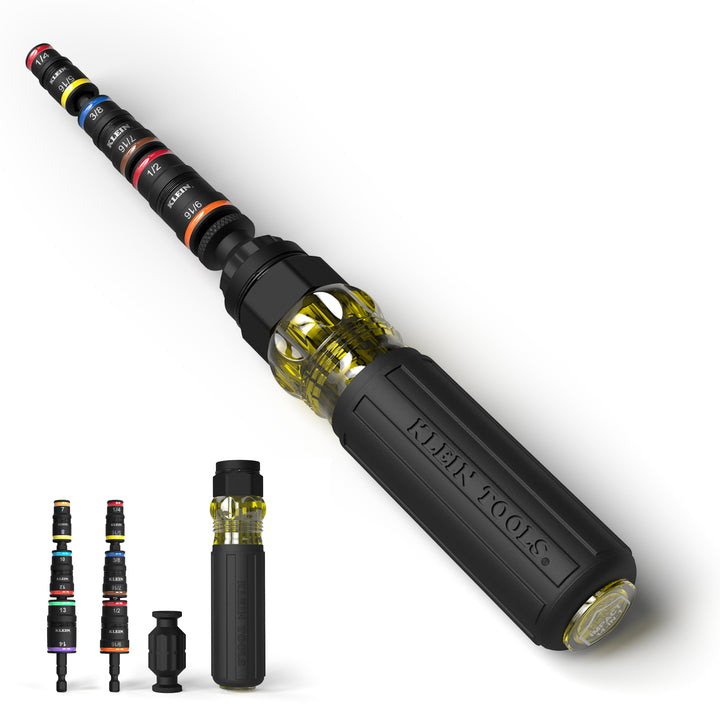 Klein Tools 32914HD 14-in-1 Impact Rated Flip Socket Set