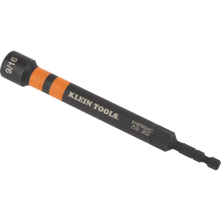 Klein Tools 916PNDHC Hollow Magnetic Color-Coded Power Nut Driver, 9/16"