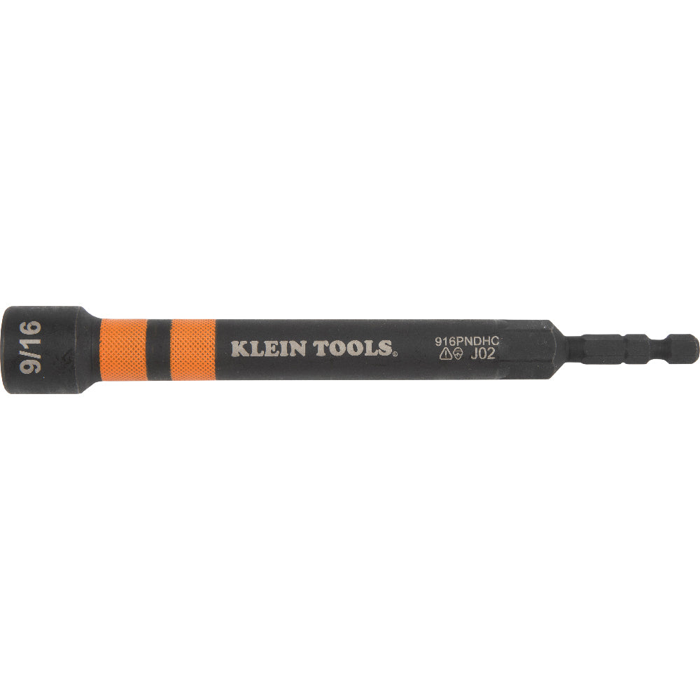 Klein Tools 916PNDHC Hollow Magnetic Color-Coded Power Nut Driver, 9/16"
