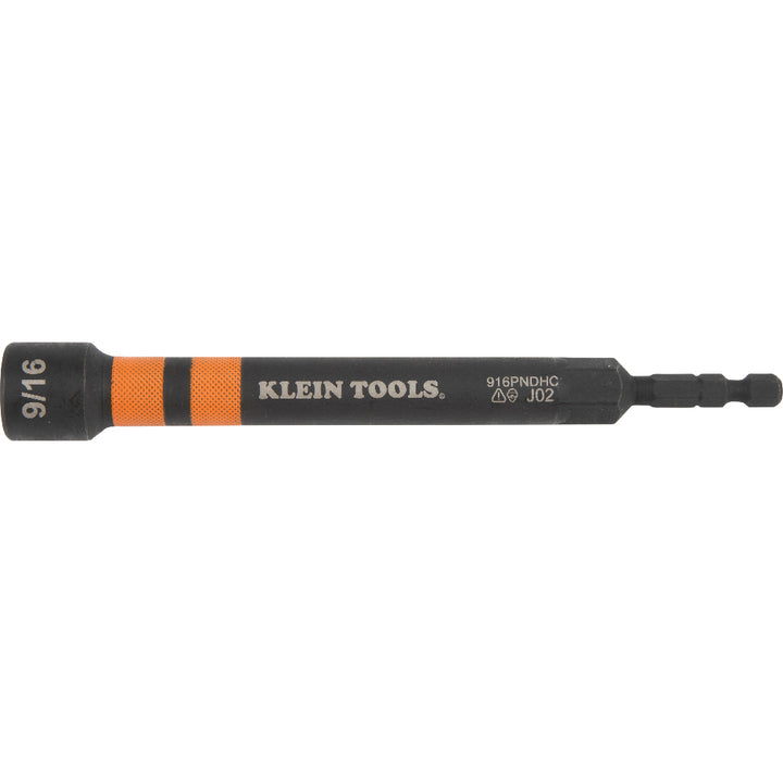 Klein Tools 916PNDHC Hollow Magnetic Color-Coded Power Nut Driver, 9/16"