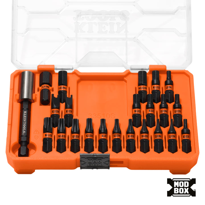 Klein Tools 33510S Slim ProFlex Impact-Rated Security Bit Set, 23 Pc.