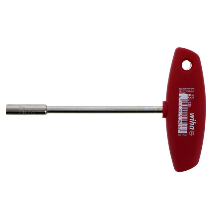 Wiha Tools 33603 Classic Grip T-Handle Nut Driver 6.0mm