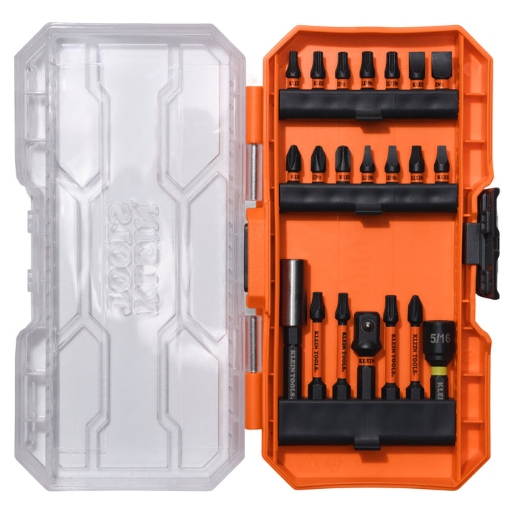 Klein Tools 33801B Impact Driver Bit Set, 21 Pc.