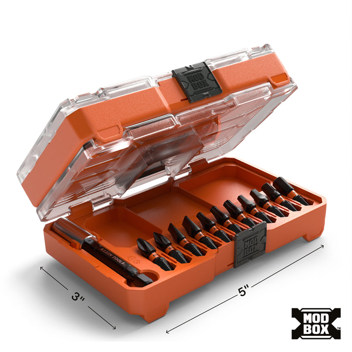 Klein Tools 33801S Slim ProFlex Impact Bit Set, 12 Pc.