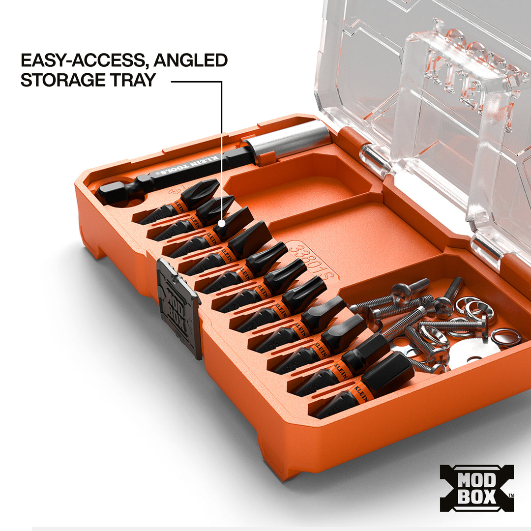Klein Tools 33801S Slim ProFlex Impact Bit Set, 12 Pc.