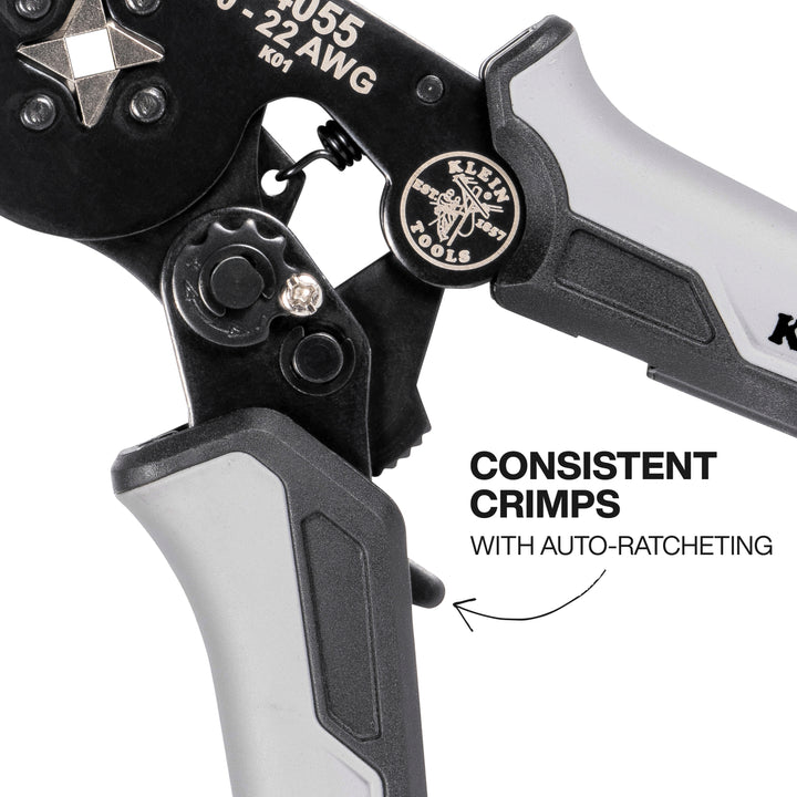 Klein Tools 34060 Ratcheting Ferrule Square Crimper Set