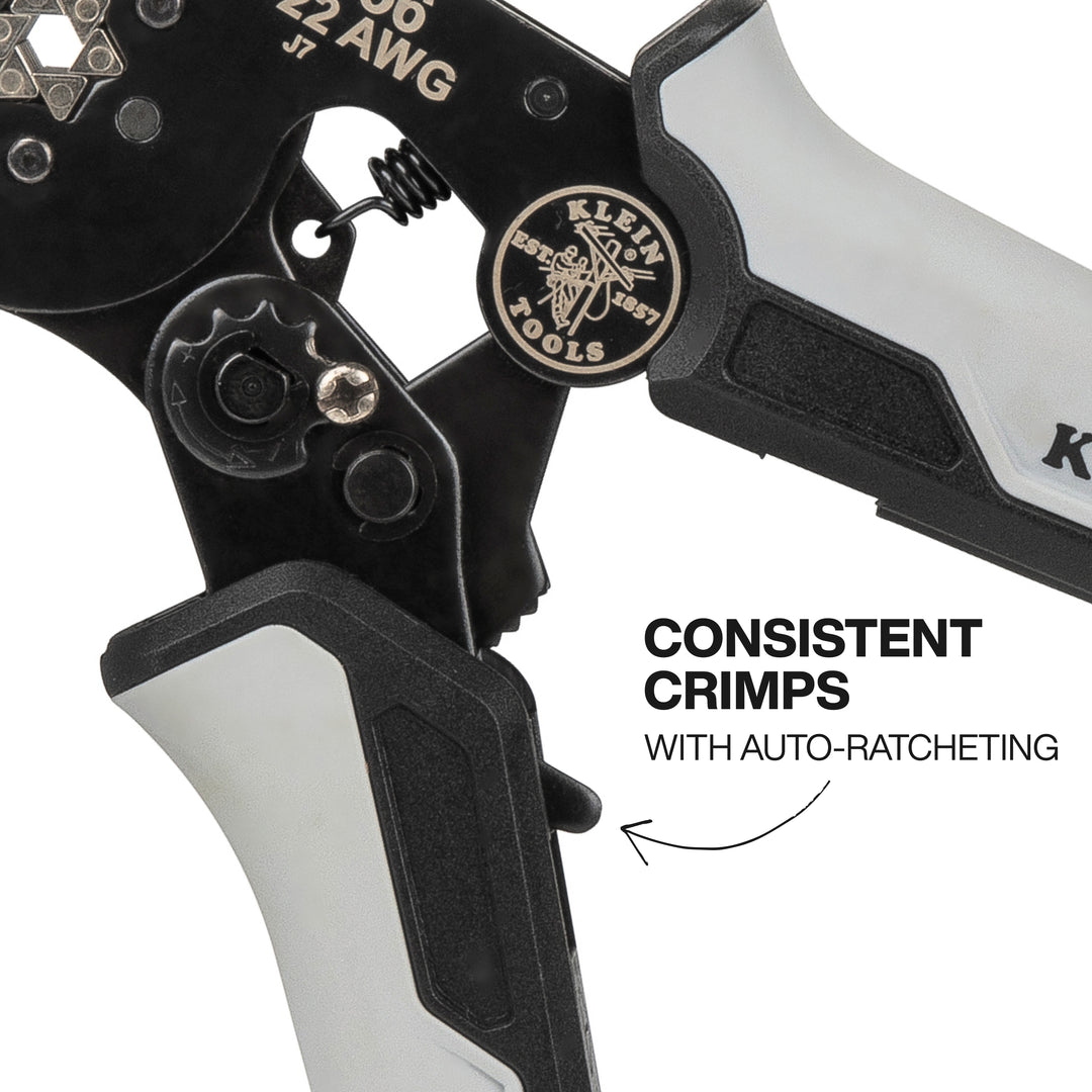 Klein Tools 34061 Ratcheting Ferrule Hex Crimper Set