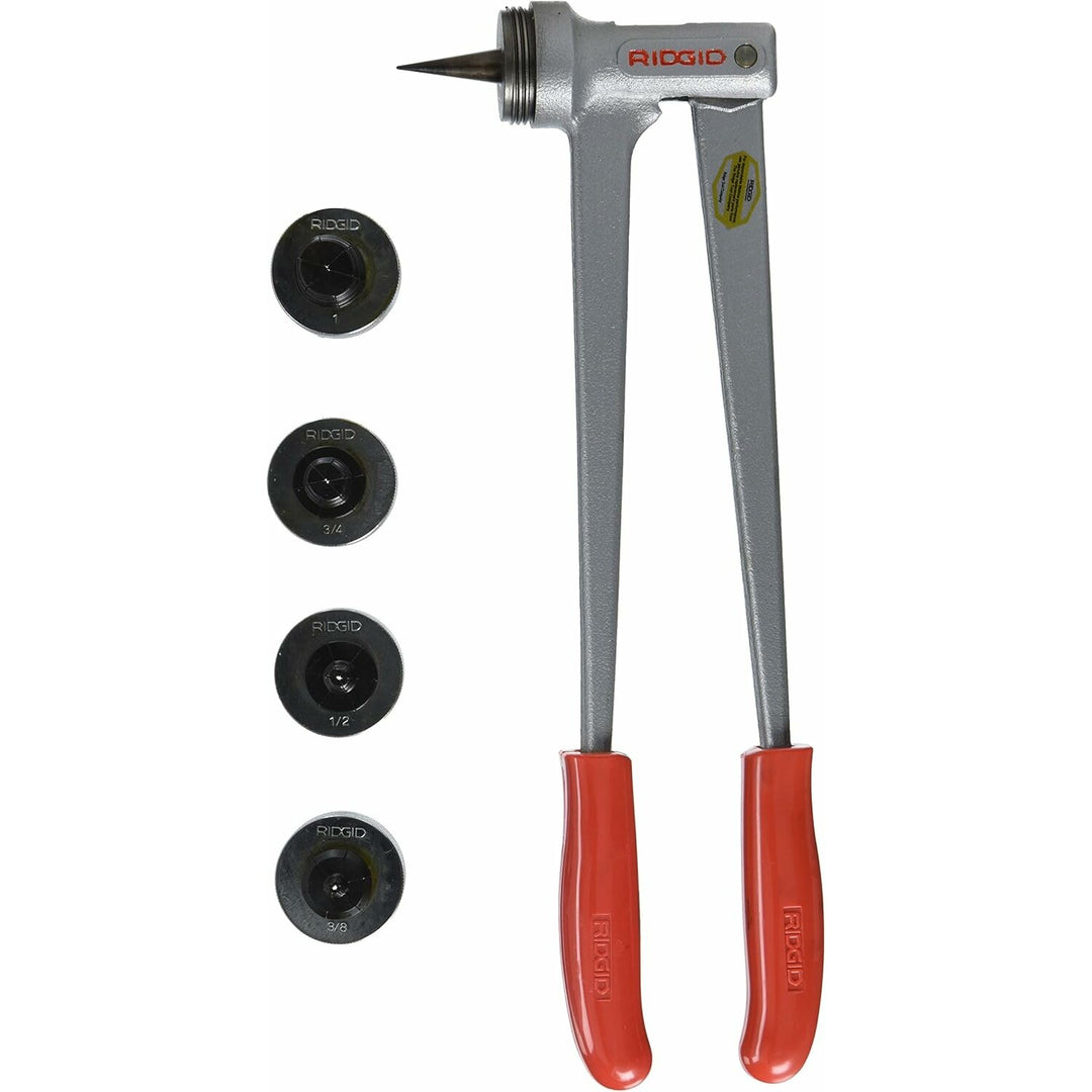 Ridgid 34152 Kit with 3/8", 1/2", 3/4", 1" Heads and Case