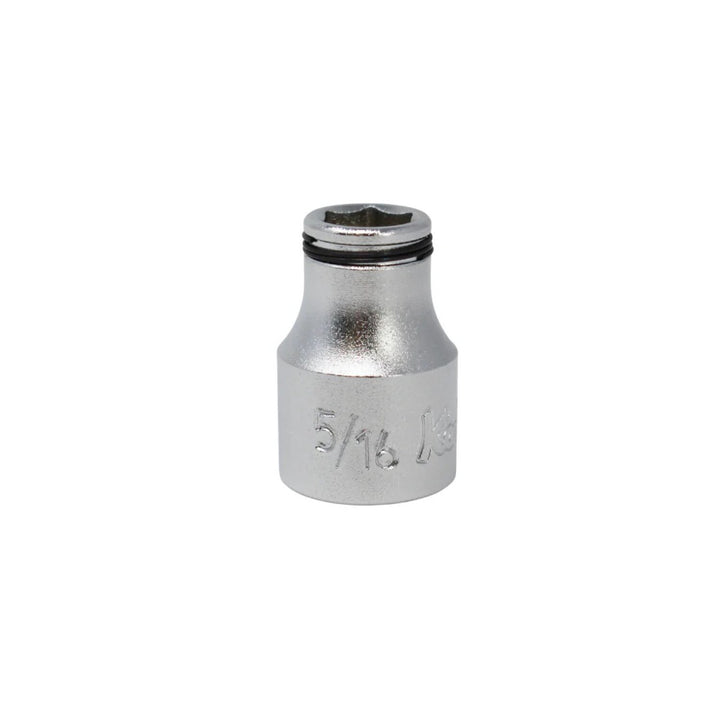 Ko-ken 3450A-5/16 3/8 Sq. Dr. SAE Nut Grip Chrome Socket in 5/16