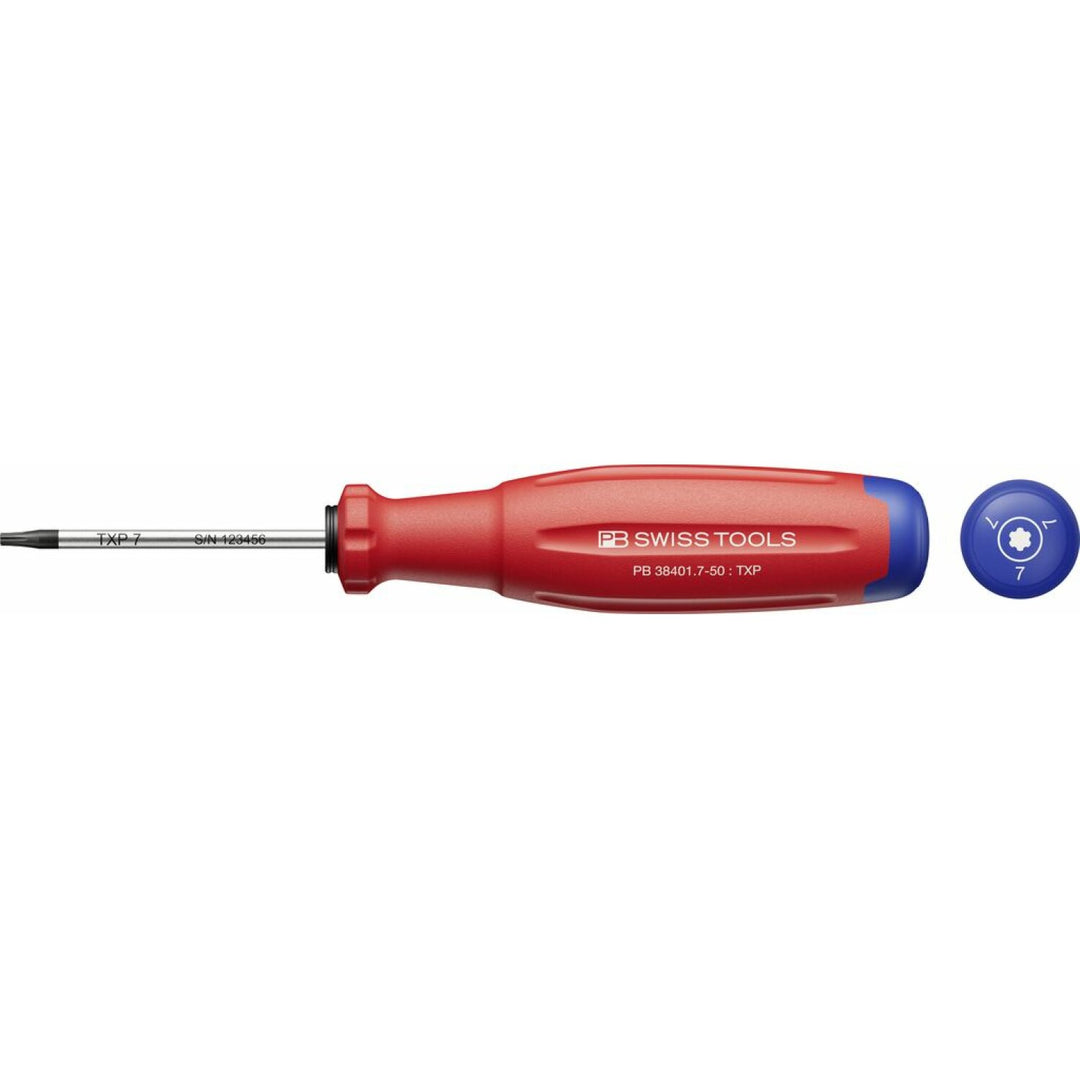 PB Swiss PB 38401.7-50 SwissGrip Evo Screwdriver For TorxPlus Screws TXP 7