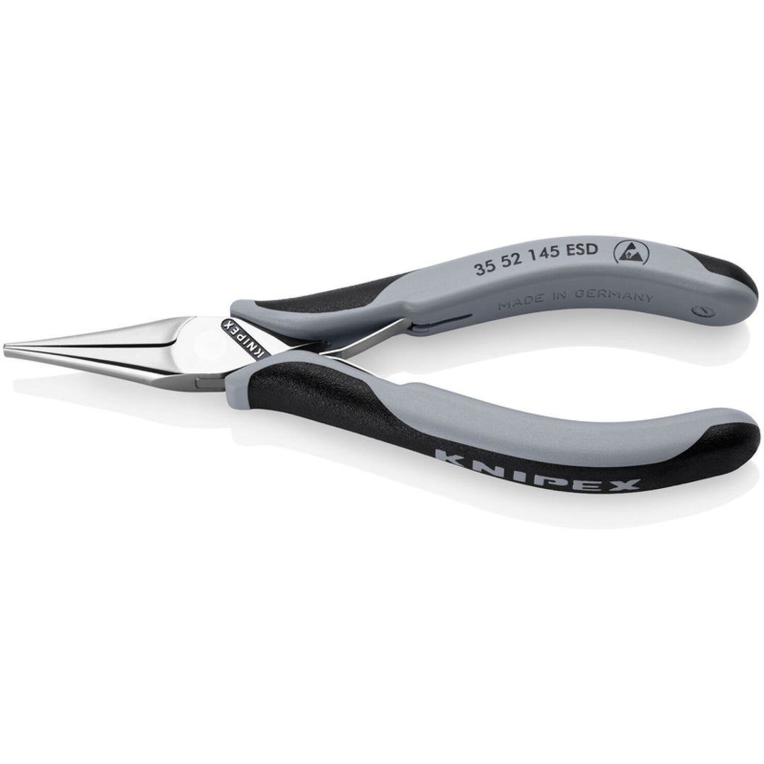 Knipex 35 52 145 ESD 5 3/4" Electronics Pliers-Flat Tips, ESD Handles