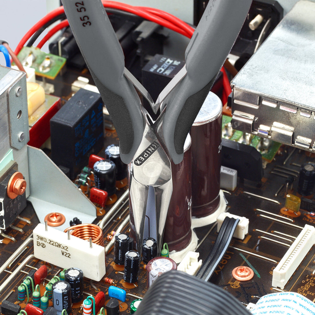 Knipex 35 52 145 ESD 5 3/4" Electronics Pliers-Flat Tips, ESD Handles