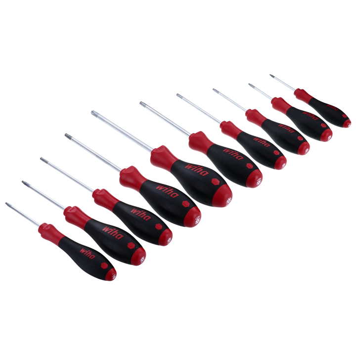 Wiha Tools 36259 SoftFinish Security TORX® 10 Piece Set T7s-T40s