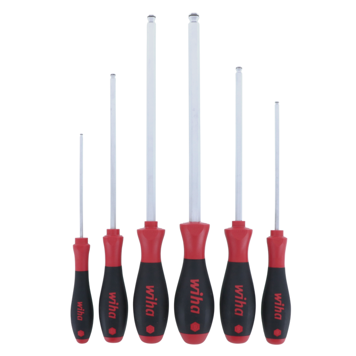 Wiha Tools 36792 MagicRing Ball End Metric Screwdriver Set, 6 Pc. Set