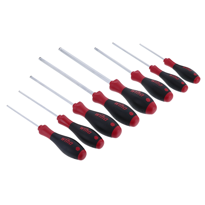 Wiha Tools 36793 MagicRing® Ball End Inch Screwdriver 8 Piece Set