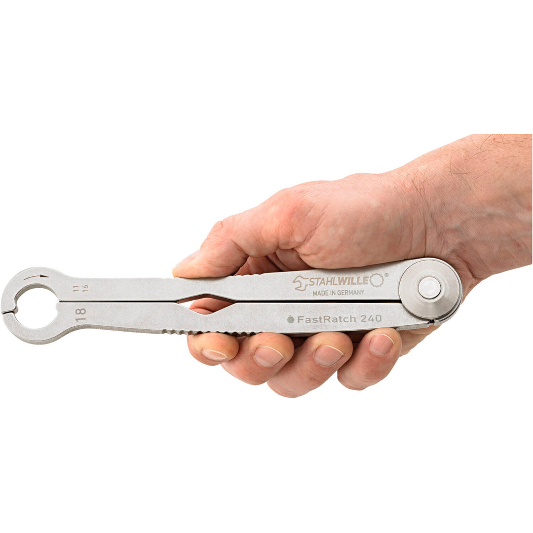 Stahlwille 41101818 240 Ratchet wrench FastRatch, 18mm