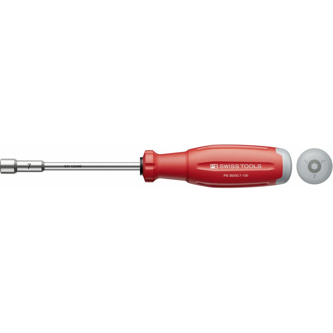 PB Swiss PB 38200.7-100 SwissGrip Evo socket screwdriver - 7 mm
