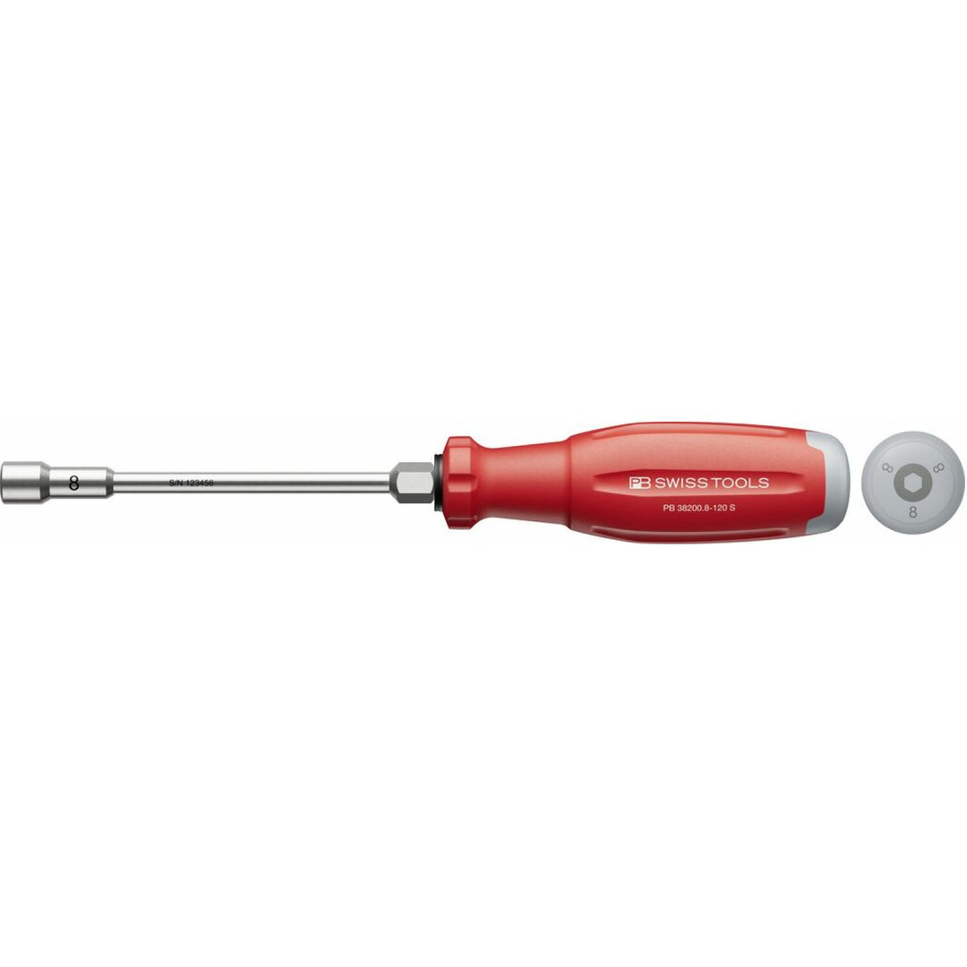PB Swiss PB 38200.8-120 S SwissGrip Evo socket screwdriver - 8 mm