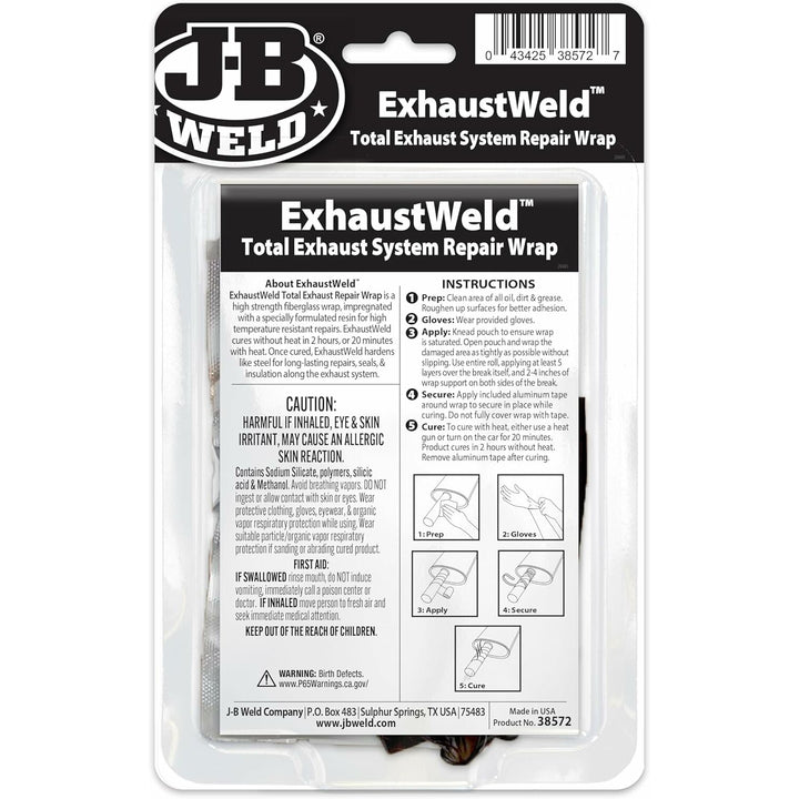 J-B Weld 38572 ExhaustWeld Total Exhaust Repair Wrap
