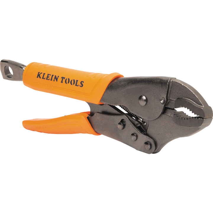 Klein Tools 38660 Curved Jaw Locking Pliers Set, 7-Inch and 10-Inch, 2 Pc.