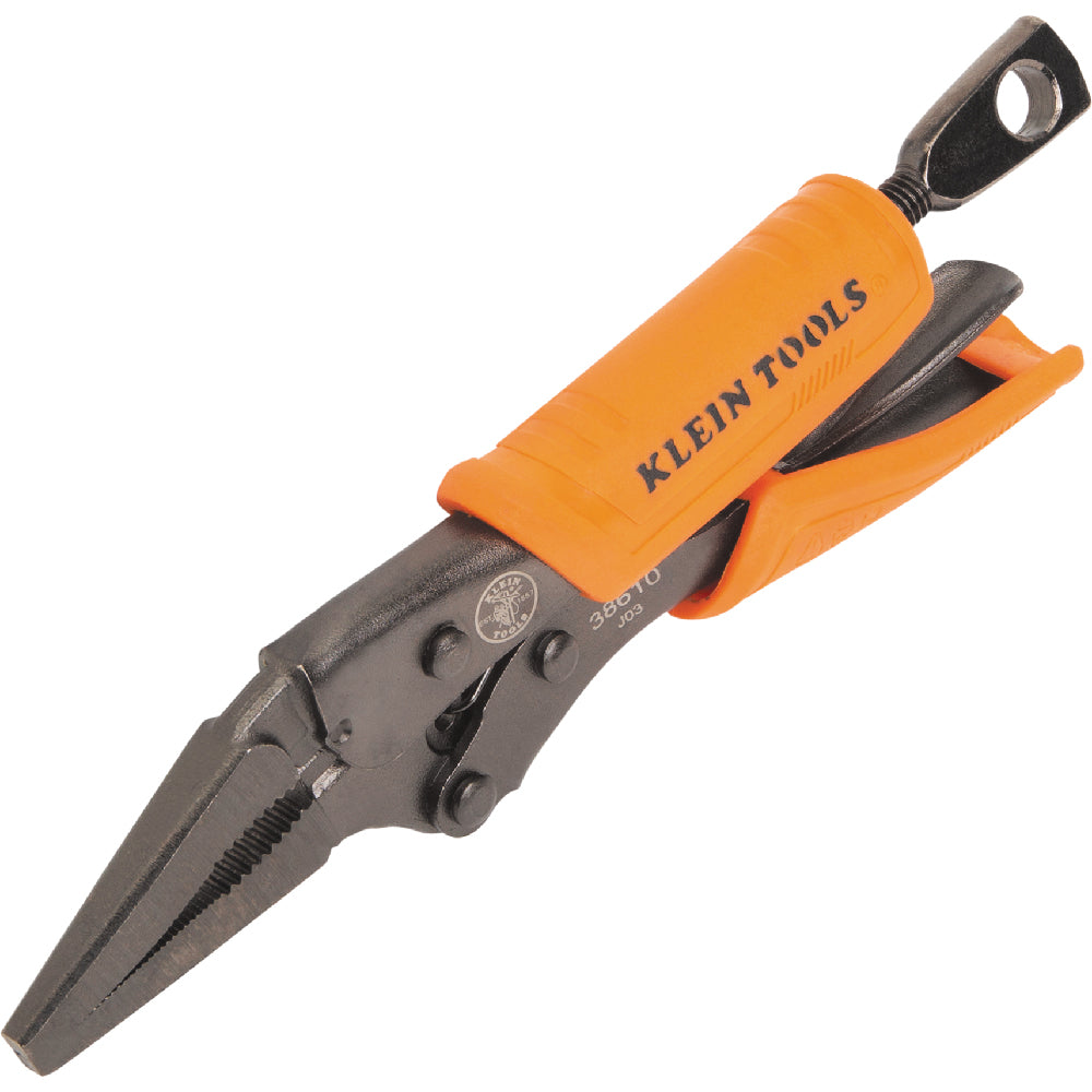 Klein Tools 38610 Long Nose Locking Pliers, 4"