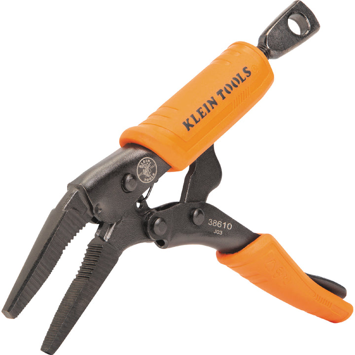 Klein Tools 38610 Long Nose Locking Pliers, 4"