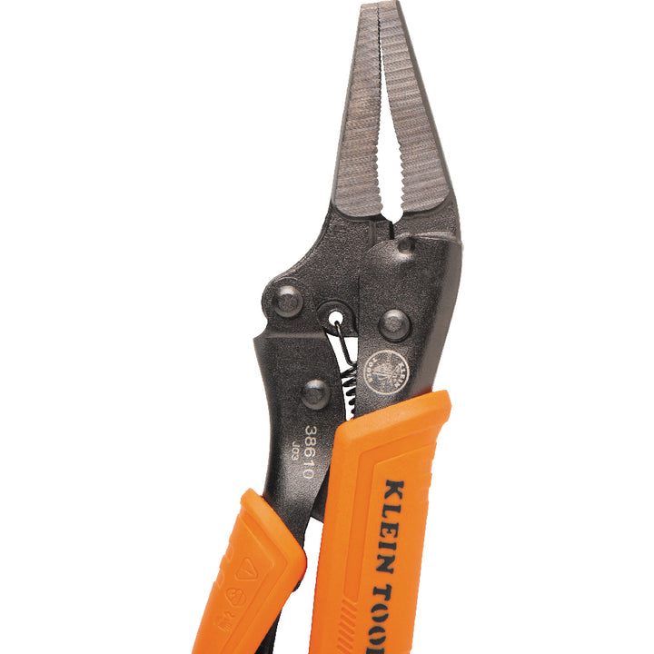 Klein Tools 38610 Long Nose Locking Pliers, 4"